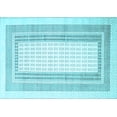 thumbnail image 1 of Ahgly Company Indoor Rectangle Southwestern Light Blue Country Area Rugs, 6' x 9', 1 of 4