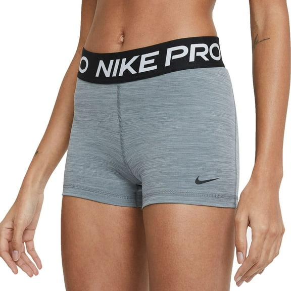 Nike Women's Pro 3 € Shorts (Smoke Grey, XXL)