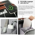 thumbnail image 3 of On Luggage With Expandable Travel Bag 20 InchHardSuitcase With USB Port, Cup Holder 2 PieceFor Business Travaling, 3 of 8