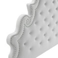 thumbnail image 5 of Modway Gwyneth Tufted Performance Velvet Full Platform Bed in Light Gray, 5 of 10