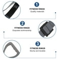 thumbnail image 3 of USHOBE 2 Pcs Gymnastics Rings with Adjustable Straps for Training Equipment, 3 of 4