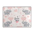 thumbnail image 5 of Yayeee Area Rugs for Living Room 6.7'x4.8' Non Slip Washable Bedroom Floor Carpet, Cute Elephant, 5 of 6
