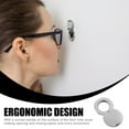 TUIBELYN Metal Peephole Cover for Door Privacy and Security in Silver