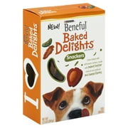 Beneful Baked Delights Snackers Dog Treats with Peanut Butter & Cheese Flavors, 12.5 Oz.