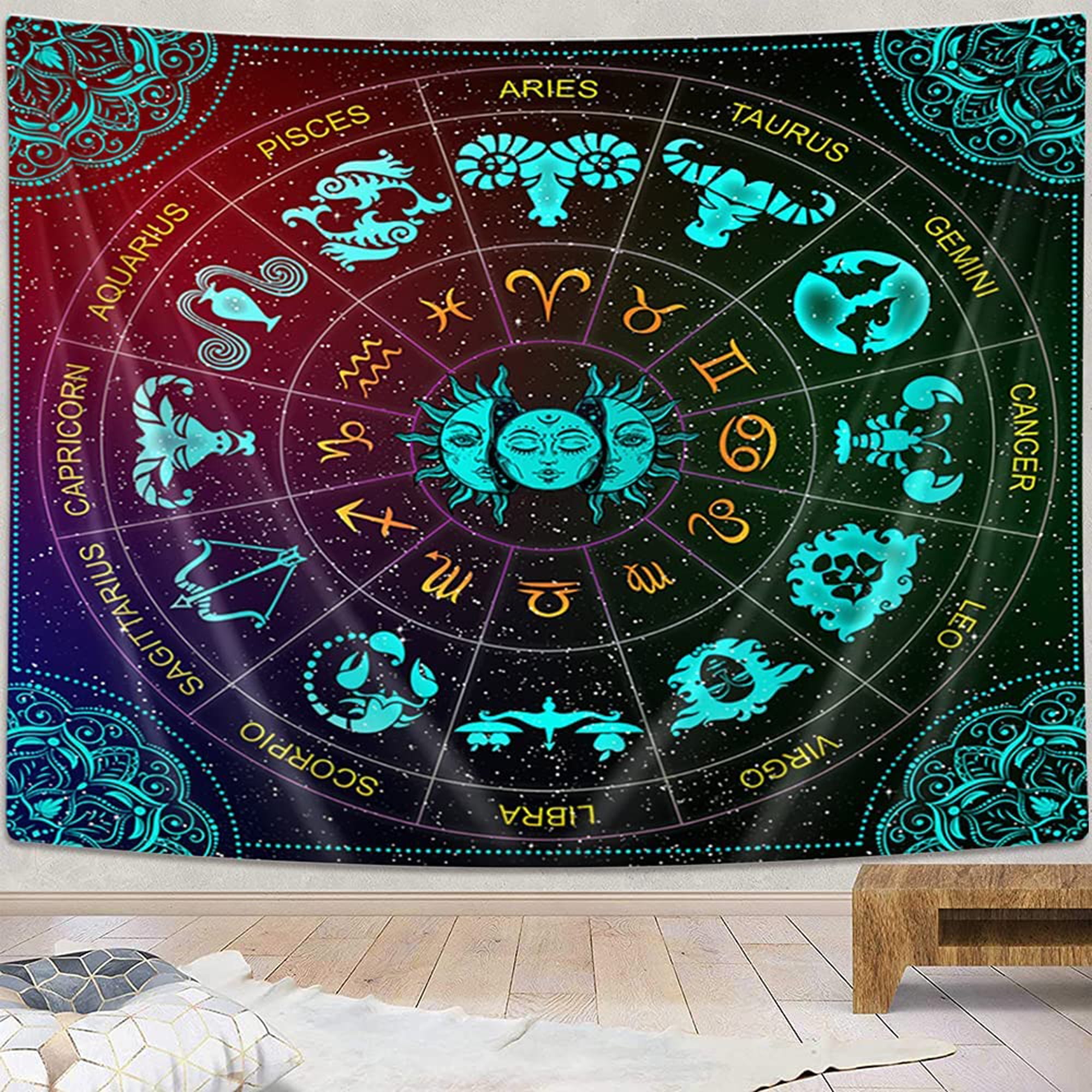 Zodiac sign tapestry hotsell