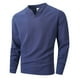 thumbnail image 1 of pstuiky camisetas de manga larga para hombre, Blusas y camisas de manga larga con cuello en V y colores lisos para hombre camisetas de hombre xxxl, 1 of 5