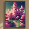 thumbnail image 1 of Cuadros Decorativos 5D bricolaje ronda completa taladro diamante pintura Castillo Kit decoración del hogar (VIP874) Wdftyju embutido en tela, 1 of 9