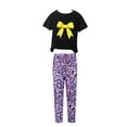 thumbnail image 4 of JUMEYU Toddler Outfits for Girls Summer Pullover Crossover Hoodie and Leggings Outfit Set Infant To Big Kid 3T 4T (Y,3-4 Years), 4 of 5