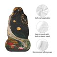 thumbnail image 4 of Pofeuu Abstract Gold Floral Galaxy Print Automotive Car Seat Covers Flat Cloth Full Set Seat Covers,Car Seat Covers front seats for Cars Trucks and SUVs, 4 of 5