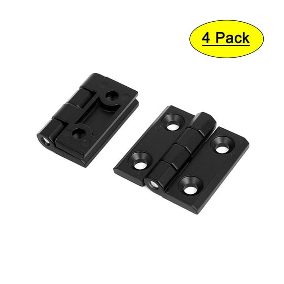 Uxcell 50mmx50mm 180 Degree Rotatable Furniture Cupboard Closet Door Hinge 4Pcs