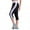 White, variant on Women Leggings Tummy Control High Waist Pockets Capris Color Block Sport Yoga Pants Women,Hot Pink,M
