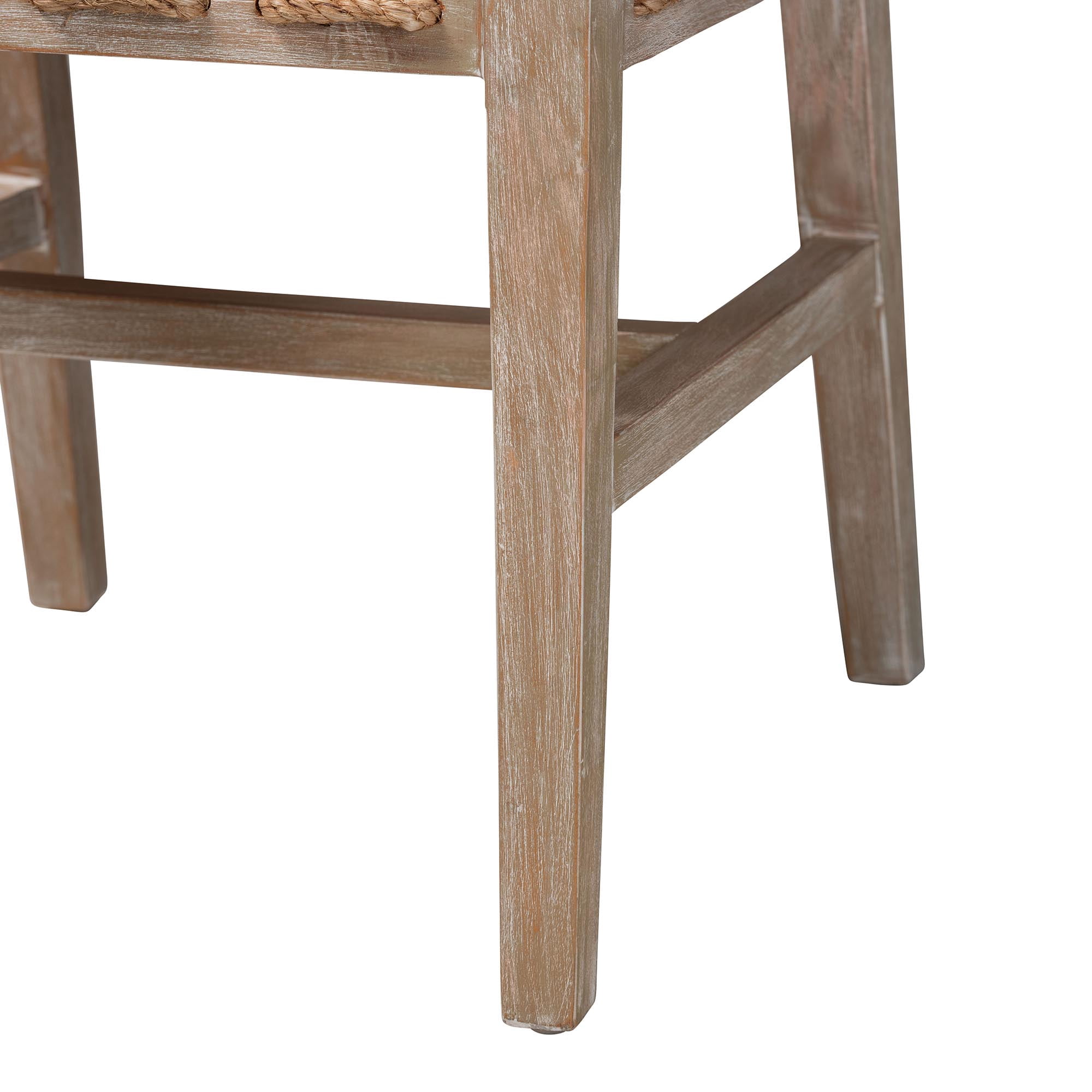 bali & pari Ashford Cottage Dining Chair, Whitewash Beige
