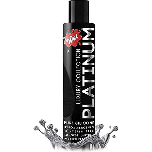 Wet Platinum Silicone Based Sex Lube 4.2 Ounce Premium Personal Luxury