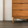 Walker Edison 43” MidCentury Modern GalleryTop 5Drawer Dresser