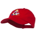 thumbnail image 2 of Balls Pool Rack Embroidered Low Profile Washed Cap - Red OSFM, 2 of 5