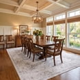 thumbnail image 3 of Kelno 9'x12' Area Rugs Large Vintage Living Room Rug Washable Low Pile Indoor Carpet Non-slip Soft Rug Bedroom Dining Room, Beige, 3 of 9