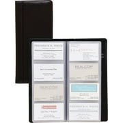Samsill, SAM81240, Regal Leather Business Card Holders, 1 Each, Black