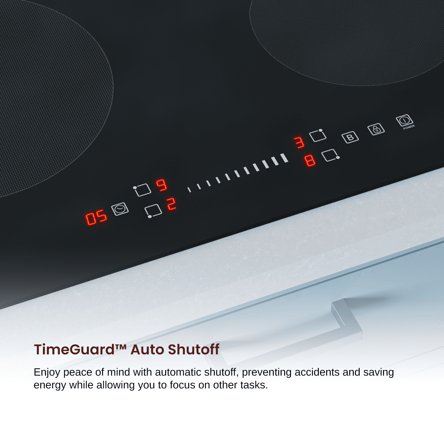 Rangaire RCI241S 24" Induction Cooktop - Smooth Glass Surface, Induction Burners, Touch Control