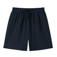 thumbnail image 5 of Rationalu Shorts, BlueChic Shorts, Men's Letter Print Drawstring Waist Shorts, Amazinghub Quickdry Athletic Shorts,Size XXL, 5 of 5
