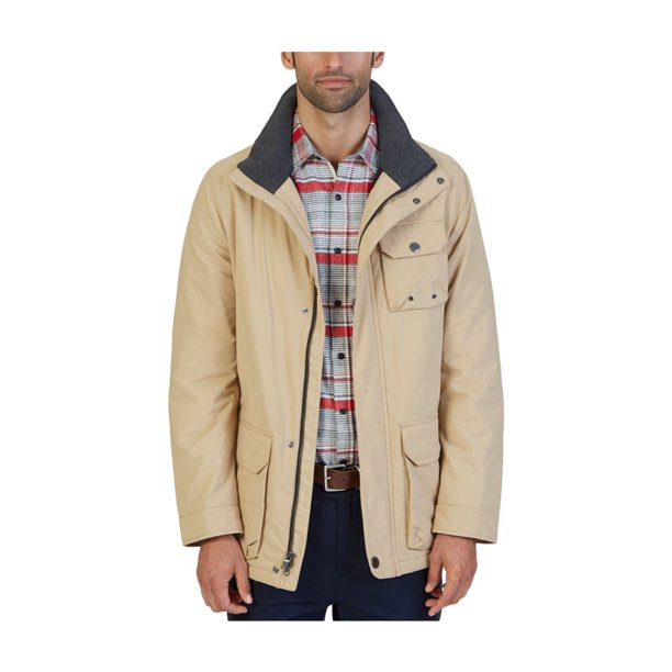 Parka con múltiples bolsillos Nautica para hombre beige XXL