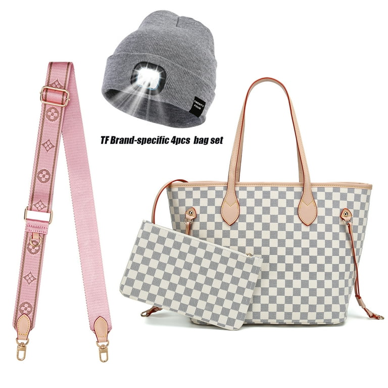 TWENTY FOUR Best Way To Celebrate, Checkered Bag Womens Handbags With Led  Knitted Hat Wedding Gift For Bride 