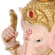thumbnail image 2 of Indian Ganesha Statue Elephant Hindu God Sculpture Resin Decorative Indian Elephant God Ornament for Home Garden Colorful, 2 of 4