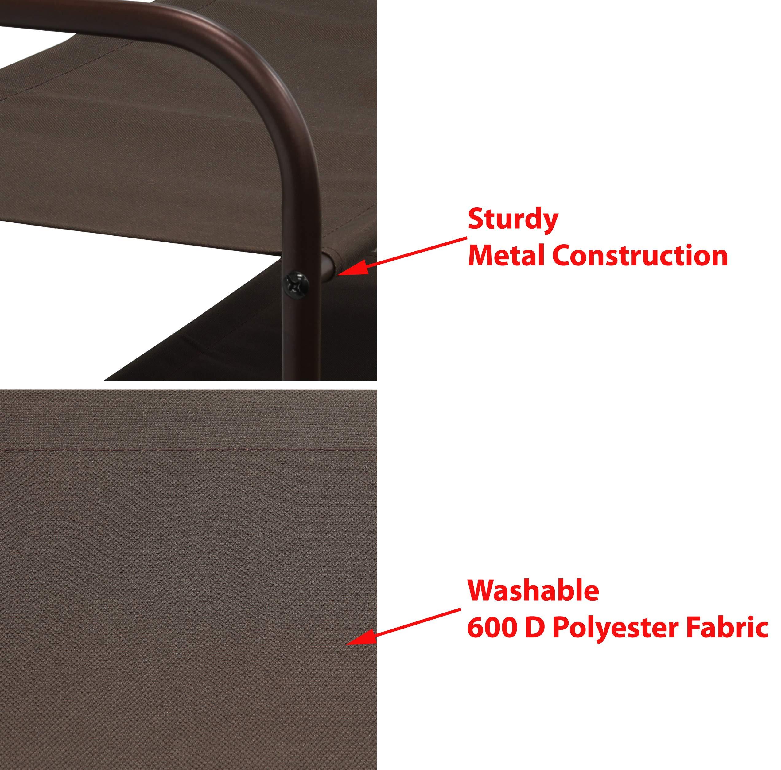 Simple Houseware 3-Tier Shoe Rack Storage Organizer 12-Pair / 20-Pair, Bronze - image 3 of 6