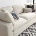 thumbnail image 4 of Modular Deep Sofa, Beige, Fabric, Modern Contemporary, Living Lounge Cafe Room Hotel Lobby Hospitality, 4 of 10