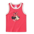 thumbnail image 4 of Disney Minnie Mouse Ribbed Tank Top and French Terry Shorts Set (Girls), 2 Piece Set, Sizes 4-10, 4 of 7