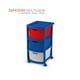 thumbnail image 1 of Torre 3 Niveles Cajonera Multiusos Organizador Plastico azul 6.49 pulg Pido Todo CJN1-3GVT, 1 of 6