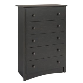 Winsome Wood Squamish Nightstand Black Finish Walmart Com Walmart Com