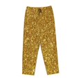 thumbnail image 4 of Xecao Gold Glitter Women's Straight Lounge Pajama Pants: The Epitome of Relaxed Sleepwear, 4 of 9