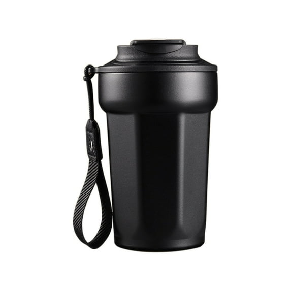 Nsxcdh Coffee Cup Stainless Steel Octagon 16oz 3.54x6.29in Double Wall Leakproof Portable Car Office Gift Hot Cold Drinks Durable Home Christmas Gifts for Grandkids