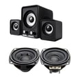 thumbnail image 2 of PatungKu 1 Pair Audio Portable Speakers Full Range Speaker 4Ohm 10W DIY Stereo HiFi Horn, 2 of 5