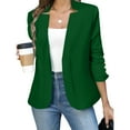 thumbnail image 2 of Uqiangy Womens Blazers for Work Casual Womens Blazer Blazer for Women Casual Blazers for Women Lightweight Womens Jackets Dressy Casual Office Wear for Women 2025 Casual Blazer for Women Green1 2XL, 2 of 7