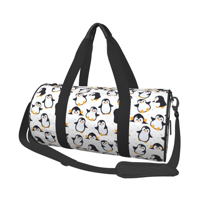 Easygdp Cute Penguins Bolsa de Viaje, Bolsa de Mano, Bolsa de Gimnasio, Bolsa de Equipaje para Viaje