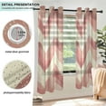 thumbnail image 3 of Yayeee Window Curtains Light Filtering 63"x42" Grommet Panel Pair Home Living Room Decor, Soft Pink Pattern, 3 of 7