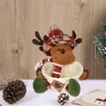 thumbnail image 4 of Nmdmisc Christmas Candy Storage Basket Santa Claus Reindeer Snowman Candy Basket Christmas Decoration Candy Bowl Dish Xmas Sugar Snack Container for Table Desk Decoration Christmas Gift (Reindeer), 4 of 6