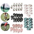 thumbnail image 2 of Cubierta de cabeza de hierro Golf de cuero 9x cuñas de cabeza de Club . blanco Sharpla Cubierta de la cabeza de los hierros de golf, 2 of 8