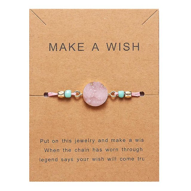 Bracelets Make A Wish Ajustables en Pierre Naturelle Cadeaux