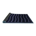 thumbnail image 2 of Ahgly Company Indoor Square Abstract Blue Modern Area Rugs, 6' Square, 2 of 4
