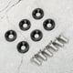 thumbnail image 4 of Guardabarros, Exteriores 6 Uds M8 Junta Universal Arandela Espaciadores Coche Motocicleta Guardabarros Modificado Parachoques Trasero Delantero Decoración Negro Ccdes Otros, 4 of 8