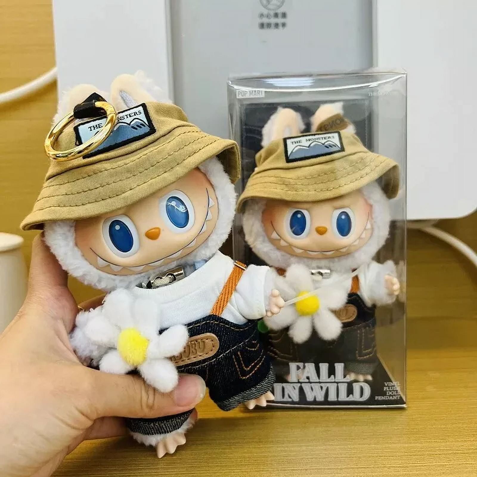 新品未使用 Labubu THE MONSTERS FALL IN WILD The Monsters Fall in Wild Series-Vinyl Plush Doll Pendant