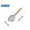 A, variant on JilgTeok 3 Packs Stainless Steel Fine Mesh Strainer for Cooking, Baking & Filtering Flour, Sugar, Coffee Wooden Handle Kitchen Sieve for Soy Milk, Residues, Sifting