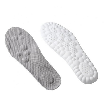 

Naiyafly Sports Shock Absorption Insole High-elasticity Running Shoes Pad for Men Women Massage Insole Soft Breathable Shock Absorption for Running Baskrtball Sports