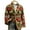 Yellow, variant on oelaio Christmas Blazer Men Holiday Corduroy Dinner Jackets Plus Size Sport Coats Xmas Santa Jacket Funny Outfits Party Suits Snowflake Print One Button Lapel Blazers with Pockets Gray S