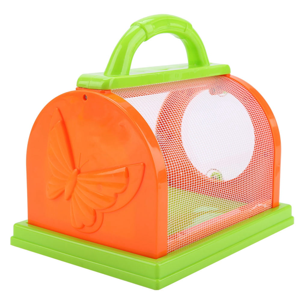 1 Set Insect Cage Carrying Handle Portable Outdoor Habitat for Girls 