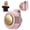 Pink, variant on Portable Clip-On Fan, Mini USB Rechargeable 360° Rotatable Fan, 3-Speed Silent Mini Bladeless Fans