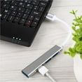 thumbnail image 2 of Maoww USB 3.0 Hub 4-Port USB 3.0 Hub Splitter for Laptop Notebook PC Phone Camera Silver, 2 of 6