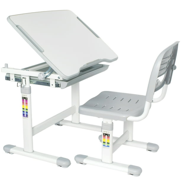 Vivo Height Adjustable Childrens Desk Chair Kids Interactive